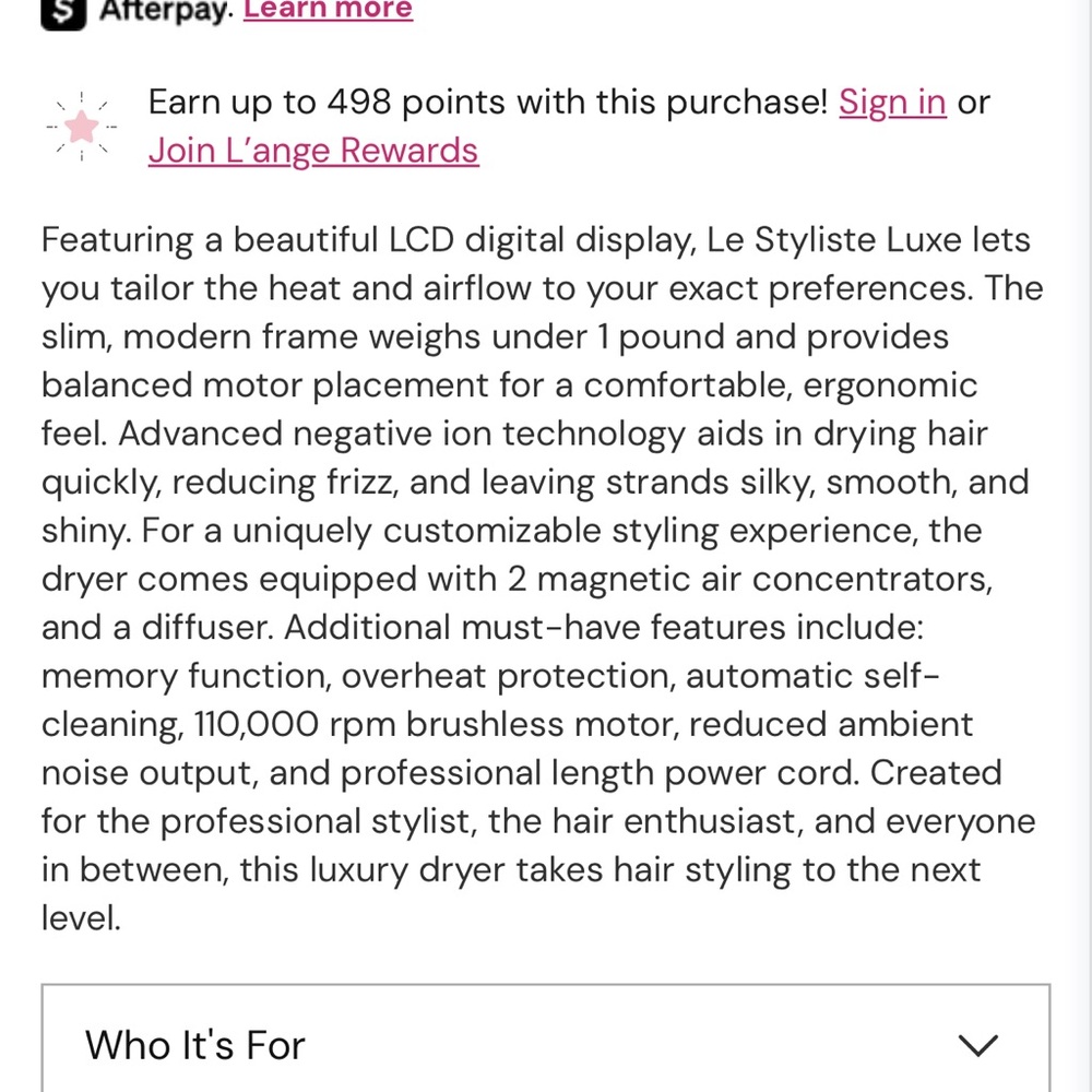 L’ange Blow Dryer Styliste - Picture 5 of 5